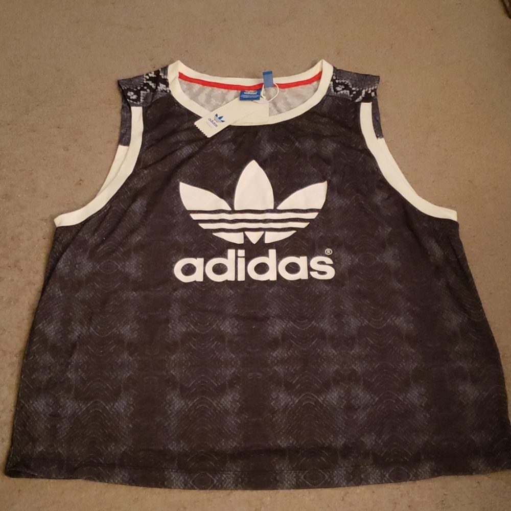 Adidas RARE Snakeskin Muscle Tank top